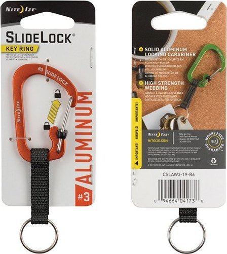 NiteIze Nite Ize Karabinek SlideLock Key Ring Aluminum Pom