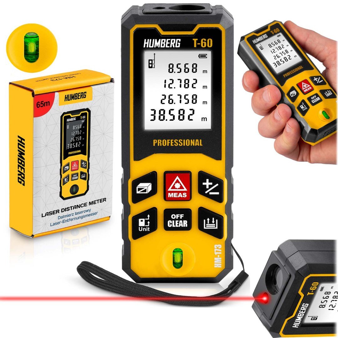 Dalmierz laserowy 60 m Humberg HM-173