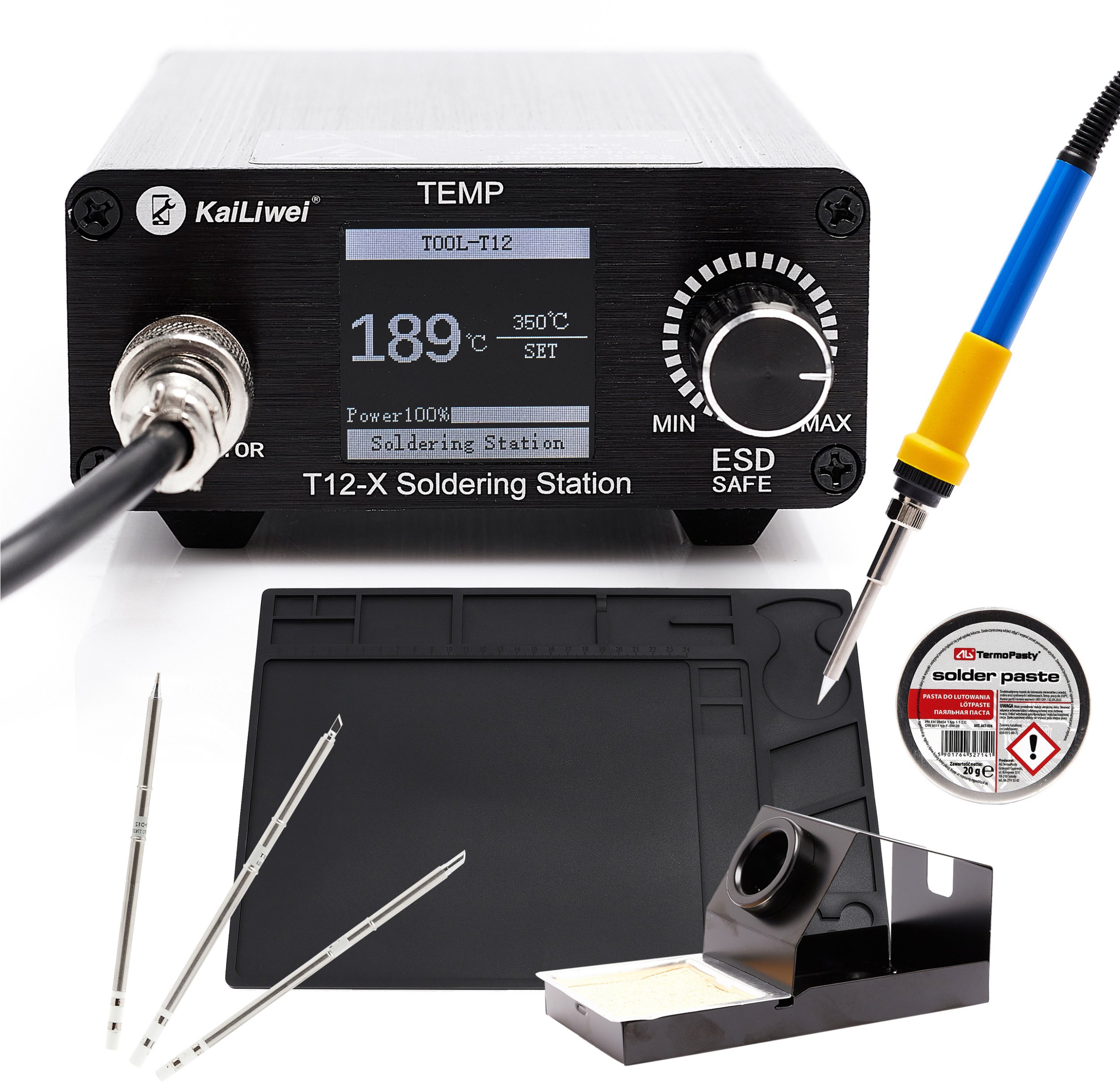 Techrebal STACJA LUTOWNICZA TECHREBAL T12-X 4 GROTY ZESTAW