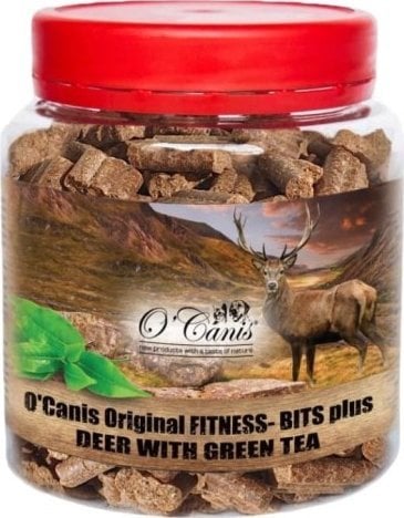 O'Canis Przysmak trenerski jeleń ziel.herbata 400g