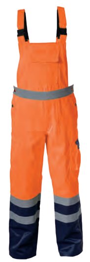 Lahti Pro Spodnie ogrodniczki ostrzegawcze letnie rozmiar XXL pomarańczowe (L4110405)