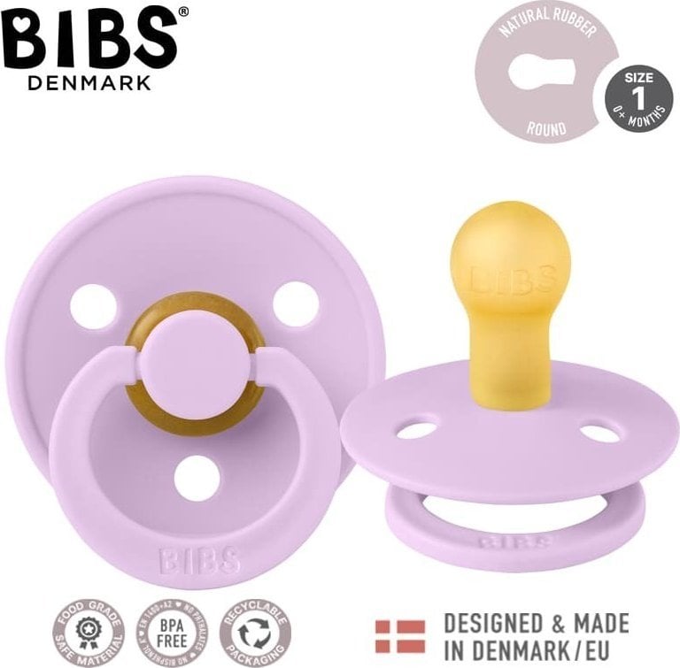Bibs BIBS COLOUR VIOLET SKY S Smoczek uspokajający kauczuk Hevea