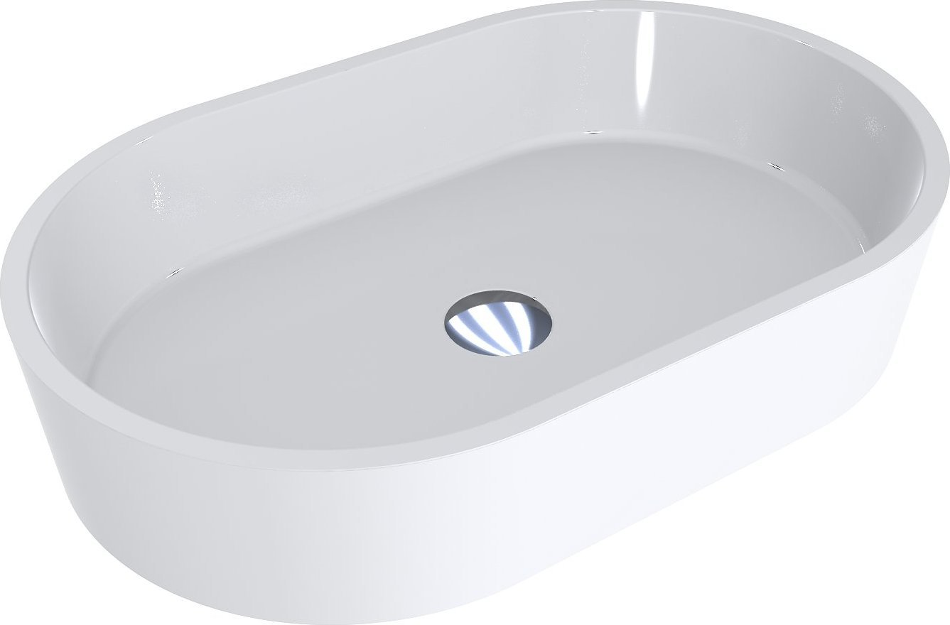 Umywalka Miraggio Umywalka Nablatowa owalna 55 x 35 cm Miraggio SORRENTO
