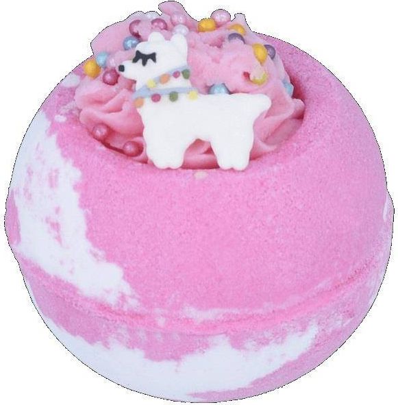 Bomb Cosmetics BOMB COSMETICS_No Prob-Lllama Bath Blaster musująca kula do kąpieli 160g
