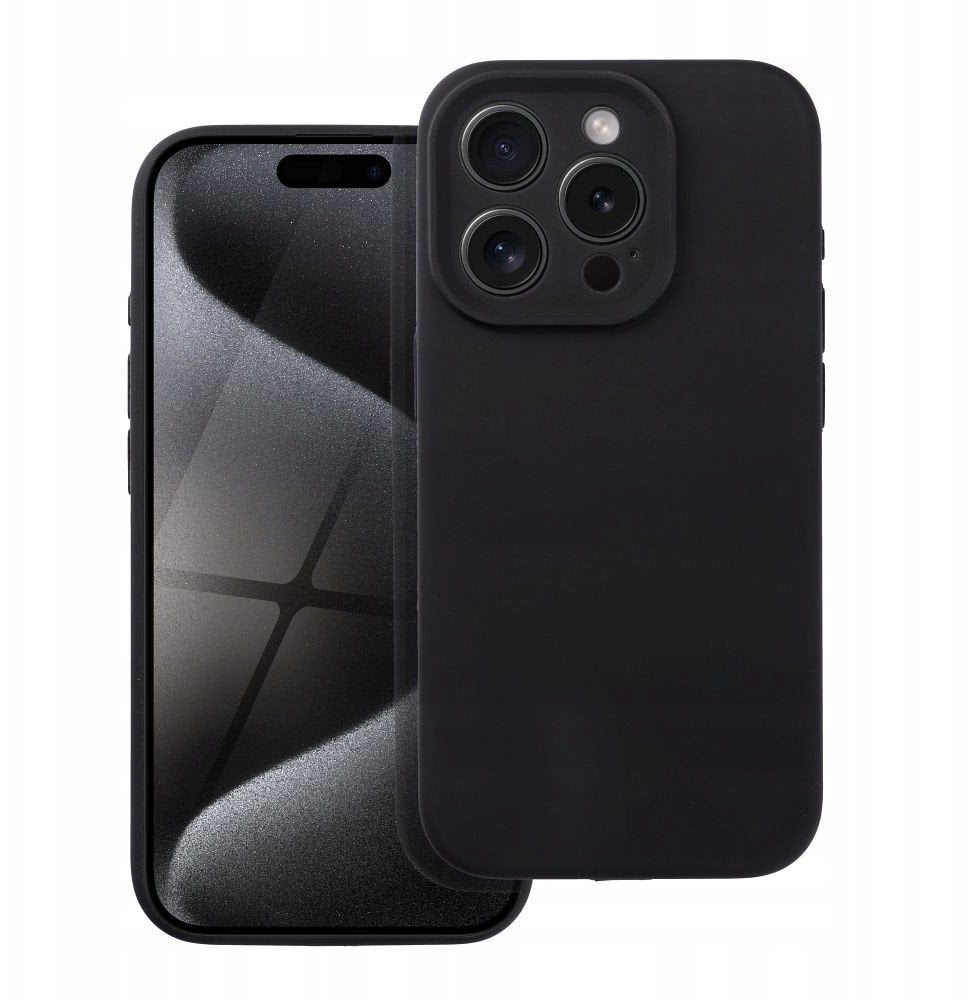 Futerał SILICONE 2mm do IPHONE 16 Pro czarny