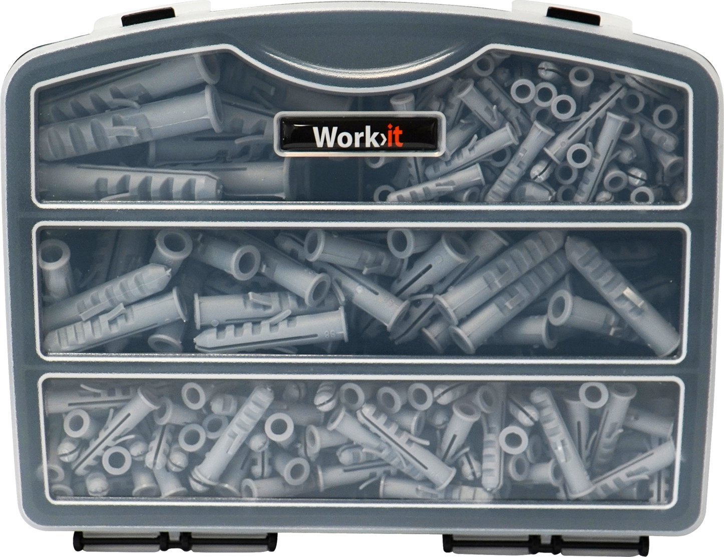 Work-it Work>it® assorterede plugs i sortimentskasse med 230 dele
