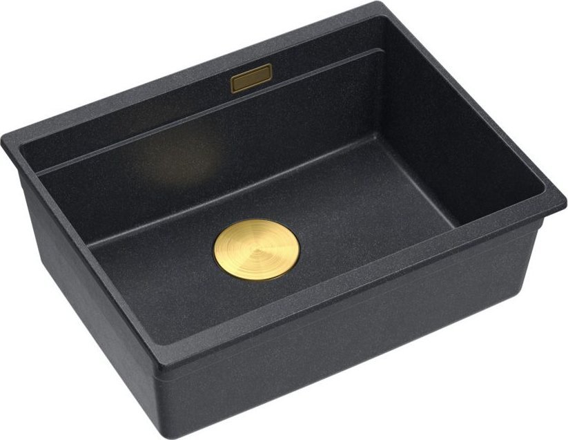 Zlewozmywak GraniteQ GraniteQ Logan 100 Czarny Metalik