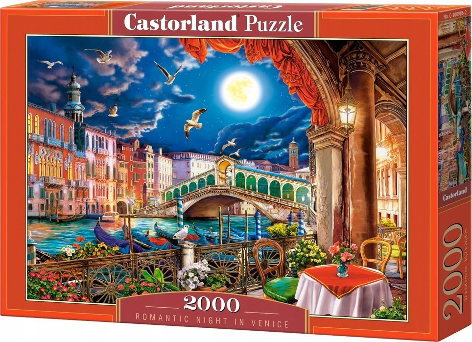 Castorland Puzzle Romantic Night in Venice 2000 elementów