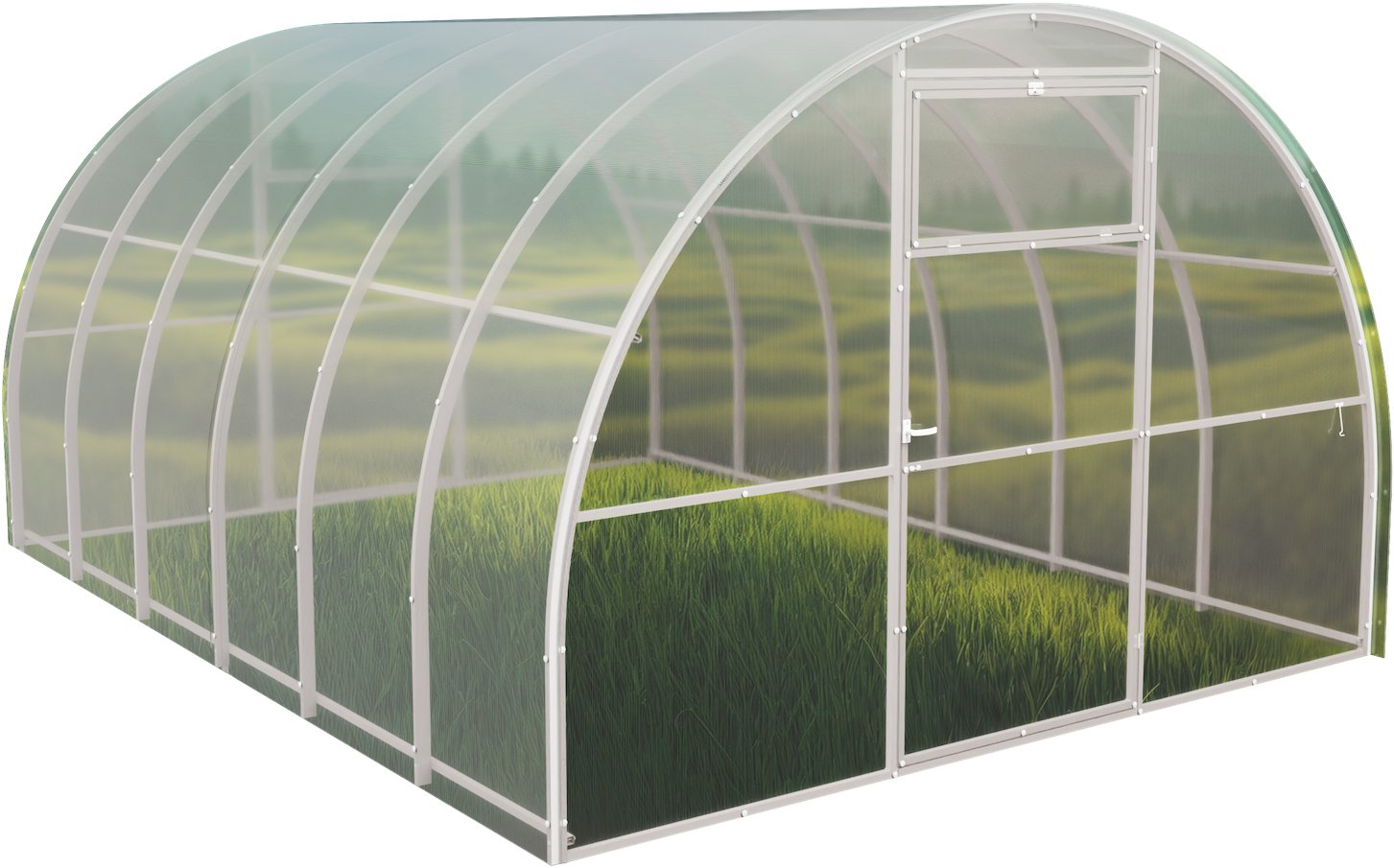 Szklarnia z poliwęglanu Tunel ogrodowy 3x6 m profile 20x20 poliwęglan 3mm