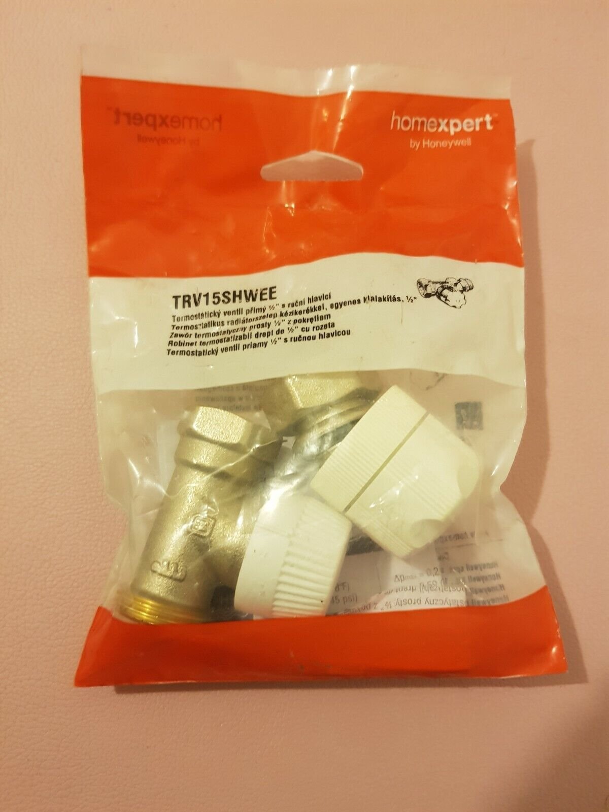 Zawór term. prosty 1/2 z pokrętłem HOMEXPERT by Honeywell ZAW.TERMOSTAT PRO 1/2+POKRETLO (DWZ)ZAW.TERMOSTAT PRO 1/2+POKRETLO