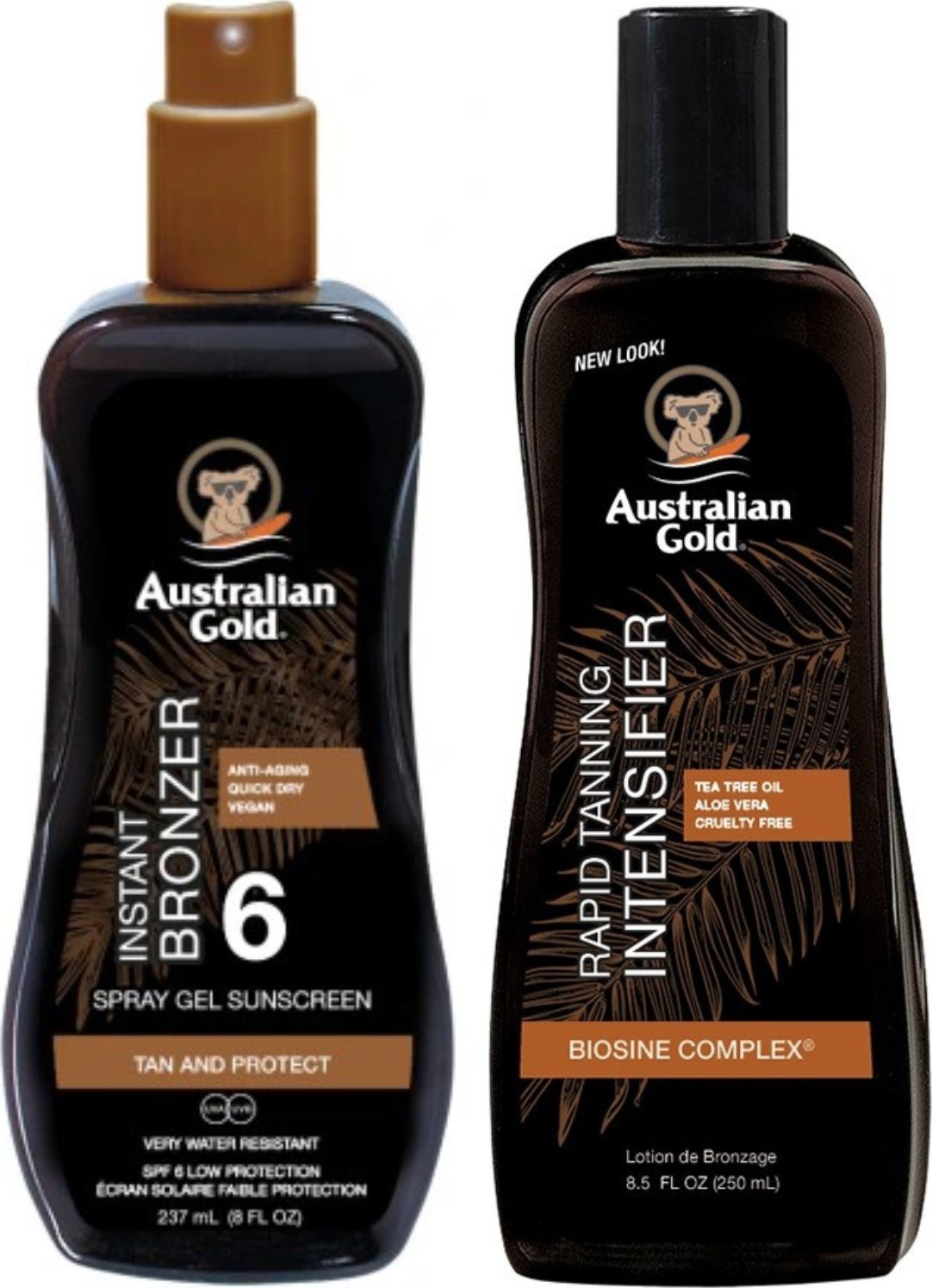 Australian Gold SPF6 Spray Gel + Rapid Tanning