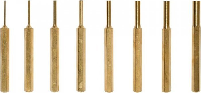 Yato ZESTAW WYBIJAKÓW RÓWNOLEGŁYCH, MOSIĘŻNYCH 8SZT. (1 KPL)