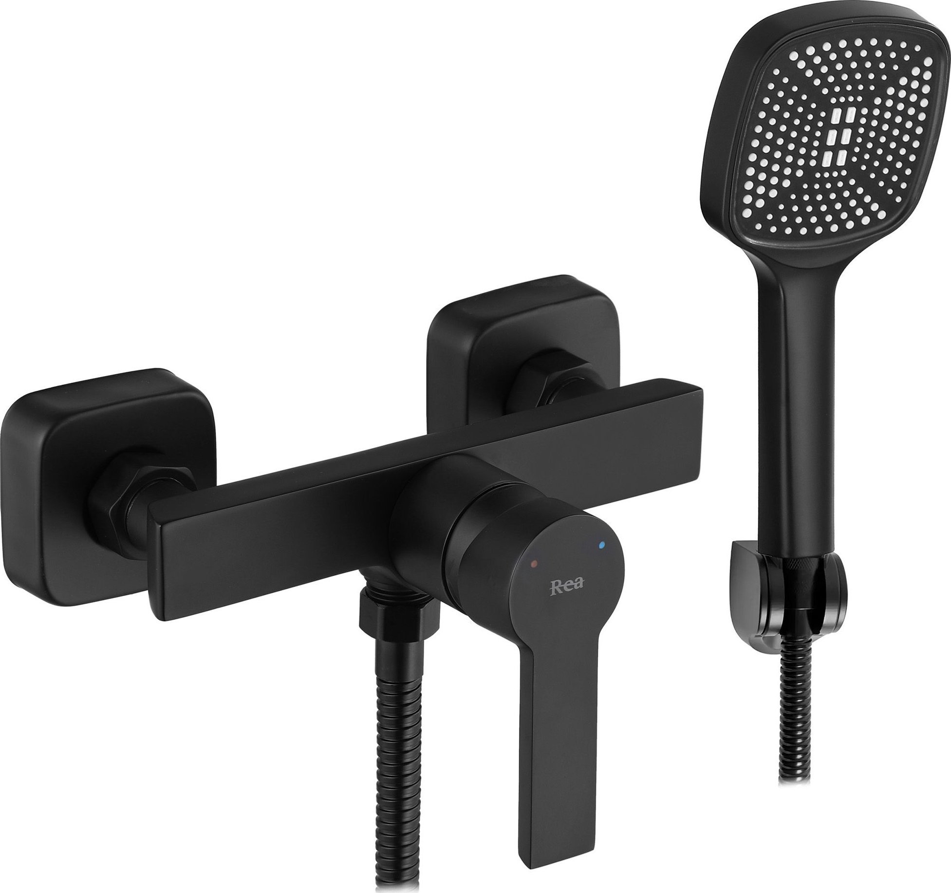 Bateria prysznicowa Rea Bateria prysznicowa REA ARGUS CZARNY MAT BLACK MATT