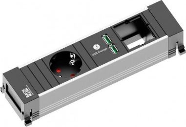 Listwa zasilająca Bachmann Power Frame 1 gniazdo czarna