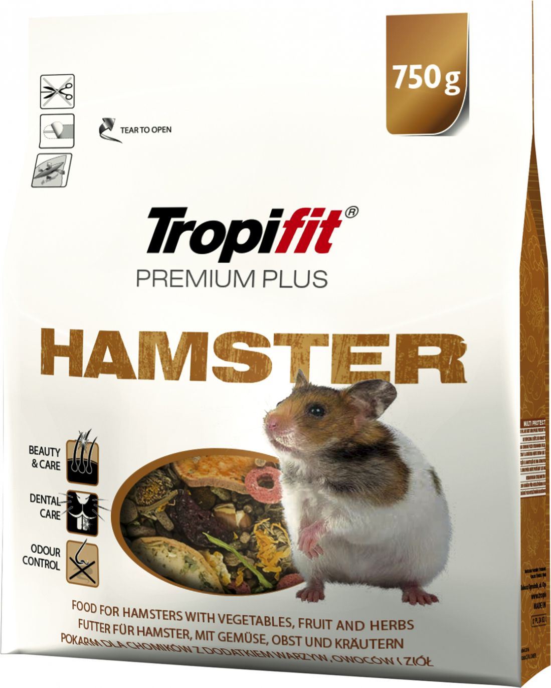 Tropical TROPIFIT PREMIUM PLUS - POKARM DLA CHOMIKA 750g