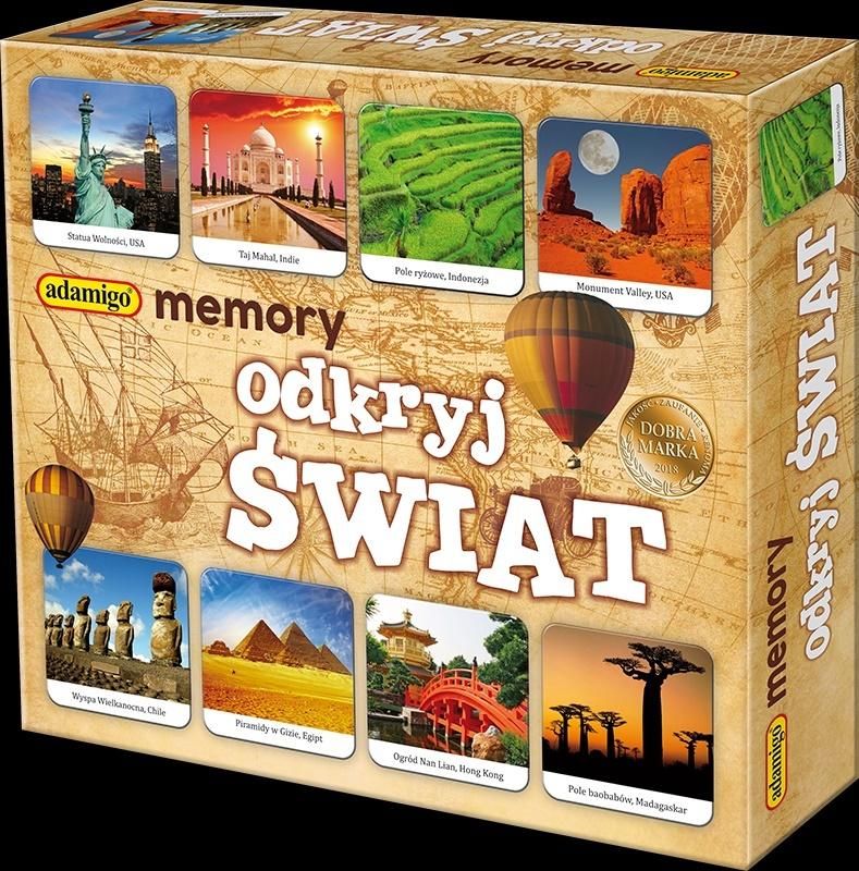 Adamigo Gra Memory odkryj świat