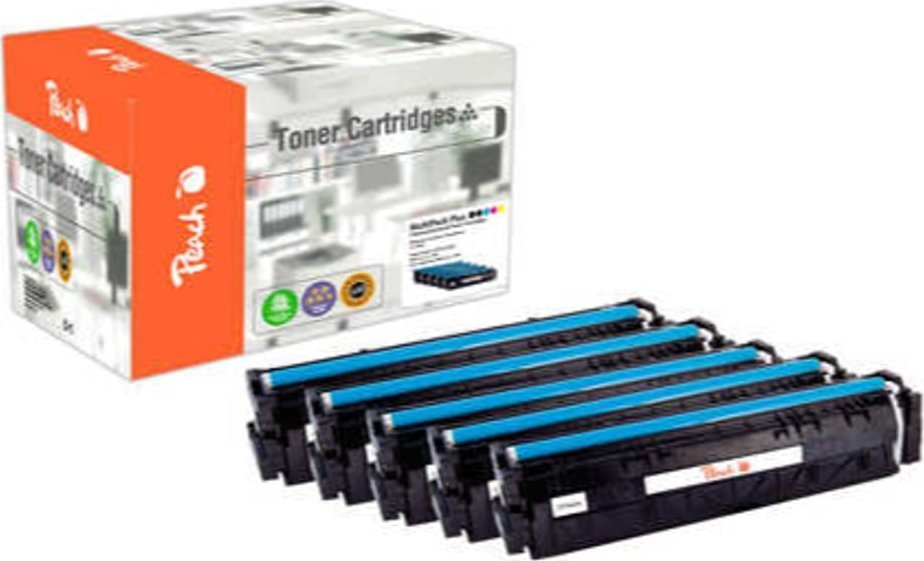 Toner Peach Peach PT1029 kaseta z tonerem 5 szt. Zamiennik Czarny, Cyjan, Purpurowy, Żółty