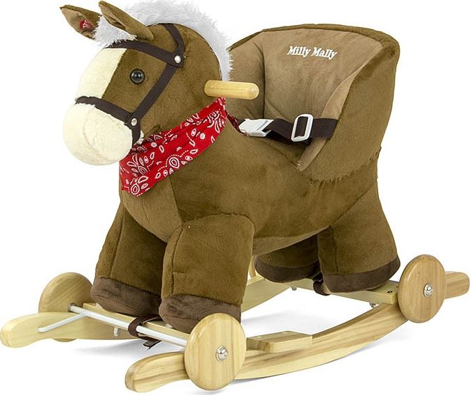Milly Mally Koń na biegunach Polly ciemny brąz