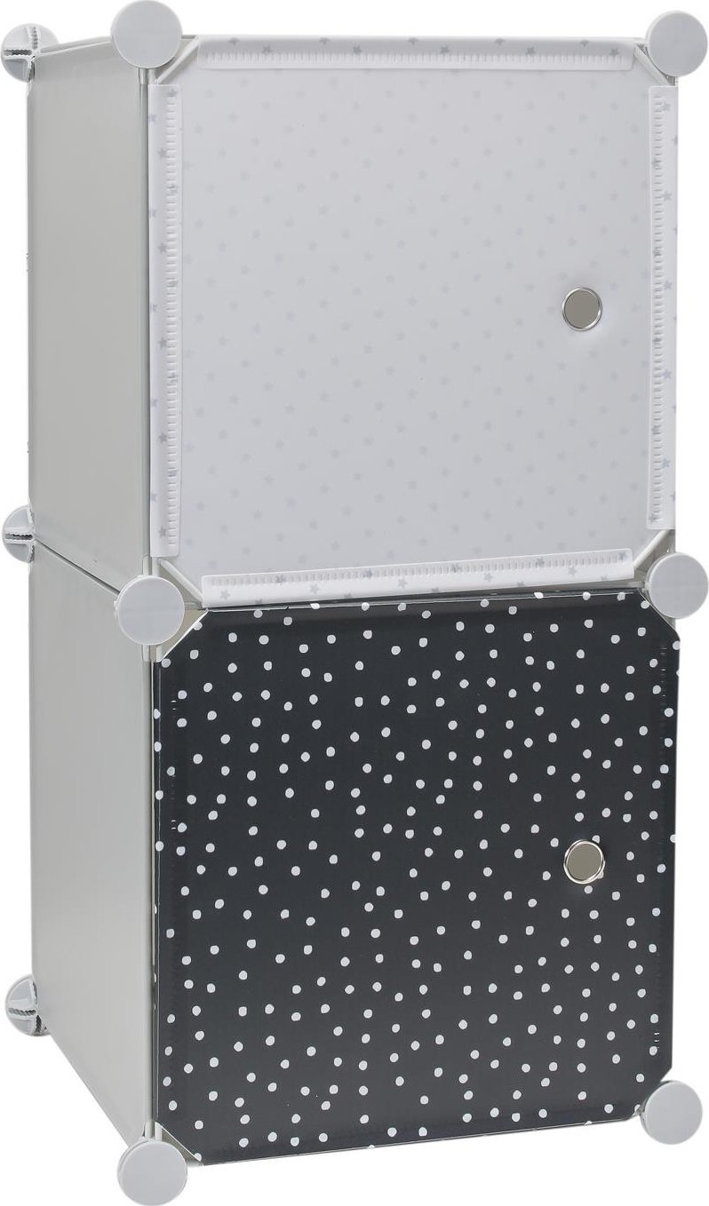 Intesi INTESI MODULARNY REGAŁ CUBES 2 DO POKOJU DZIECKA SZARY