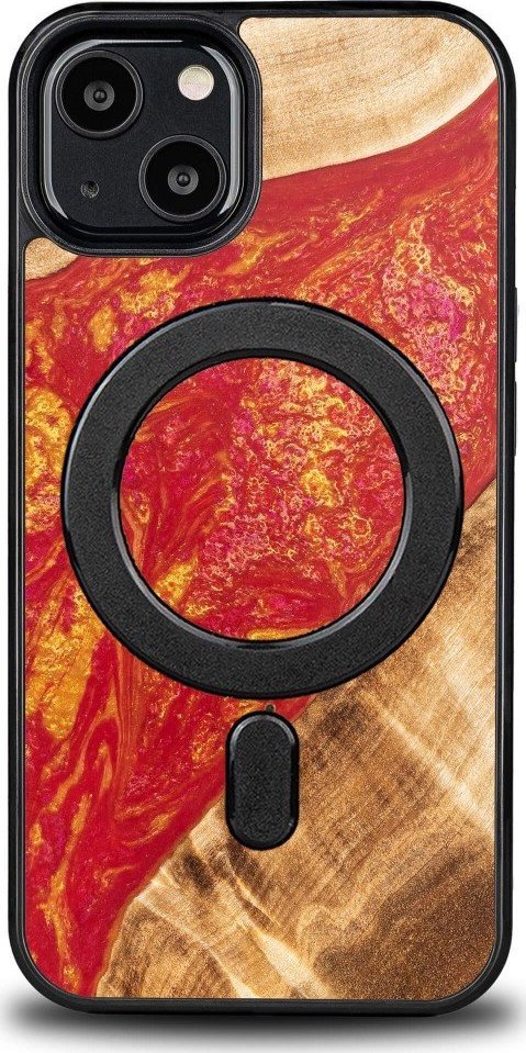 BeWood Etui Bewood Unique na iPhone 13 - Neons - Paris z MagSafe