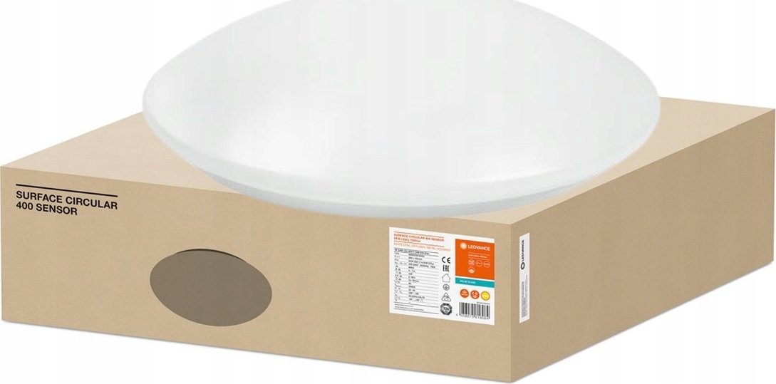 Lampa sufitowa Ledvance Plafon LED SURFACE CIRCULAR 250 SENSOR 13W 840 IP44 4058075617926