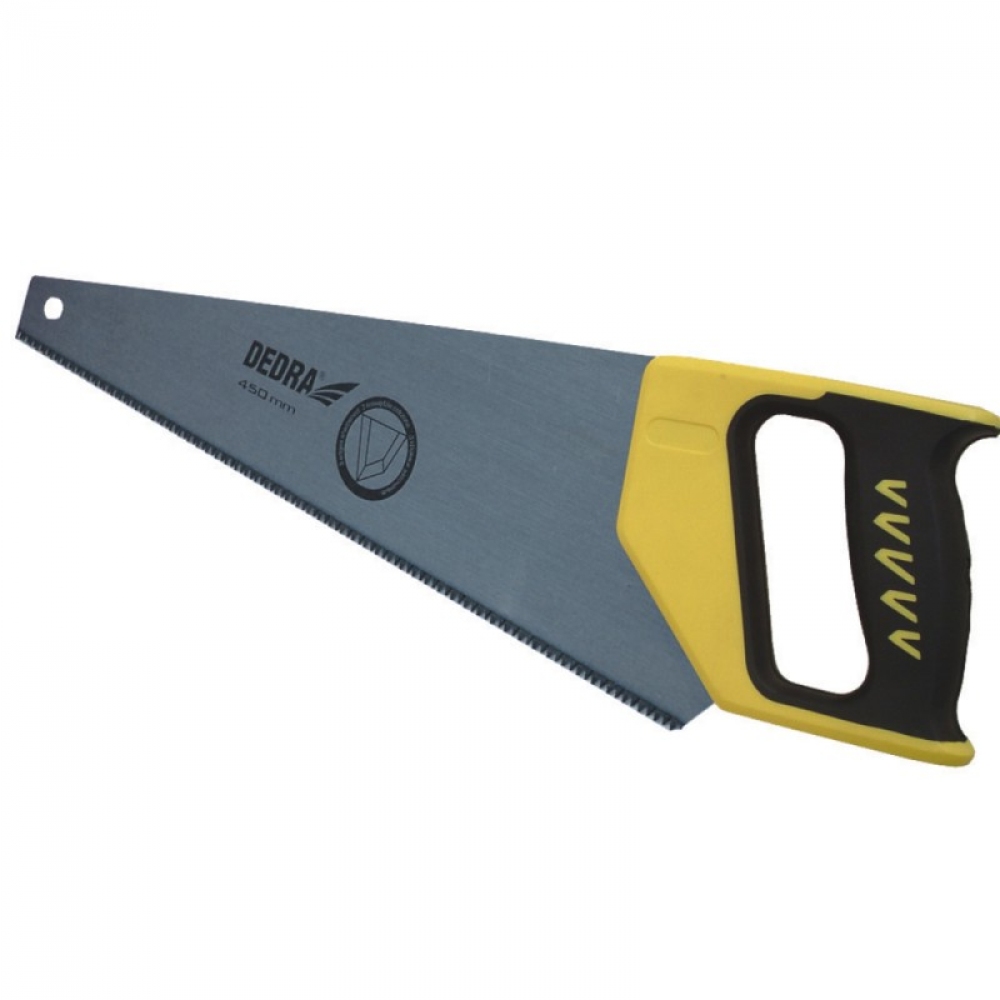 Dedra Piła płatnica 450mm uchwyt wykładany gumą hartowane zęby - 1212