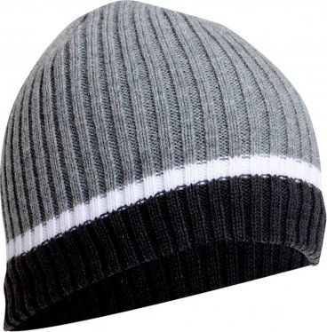 Lahti Pro CZAPKA AKRYLOWA Z OCIEPLINĄ SZARO-BIAŁA, LAHTI