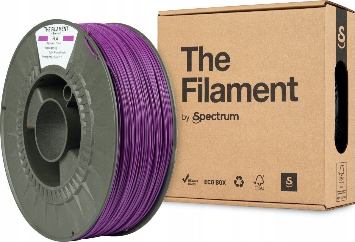 The Filament 3D filament, PLA, 1,75mm, 1000g, TF-24014, plasma purple