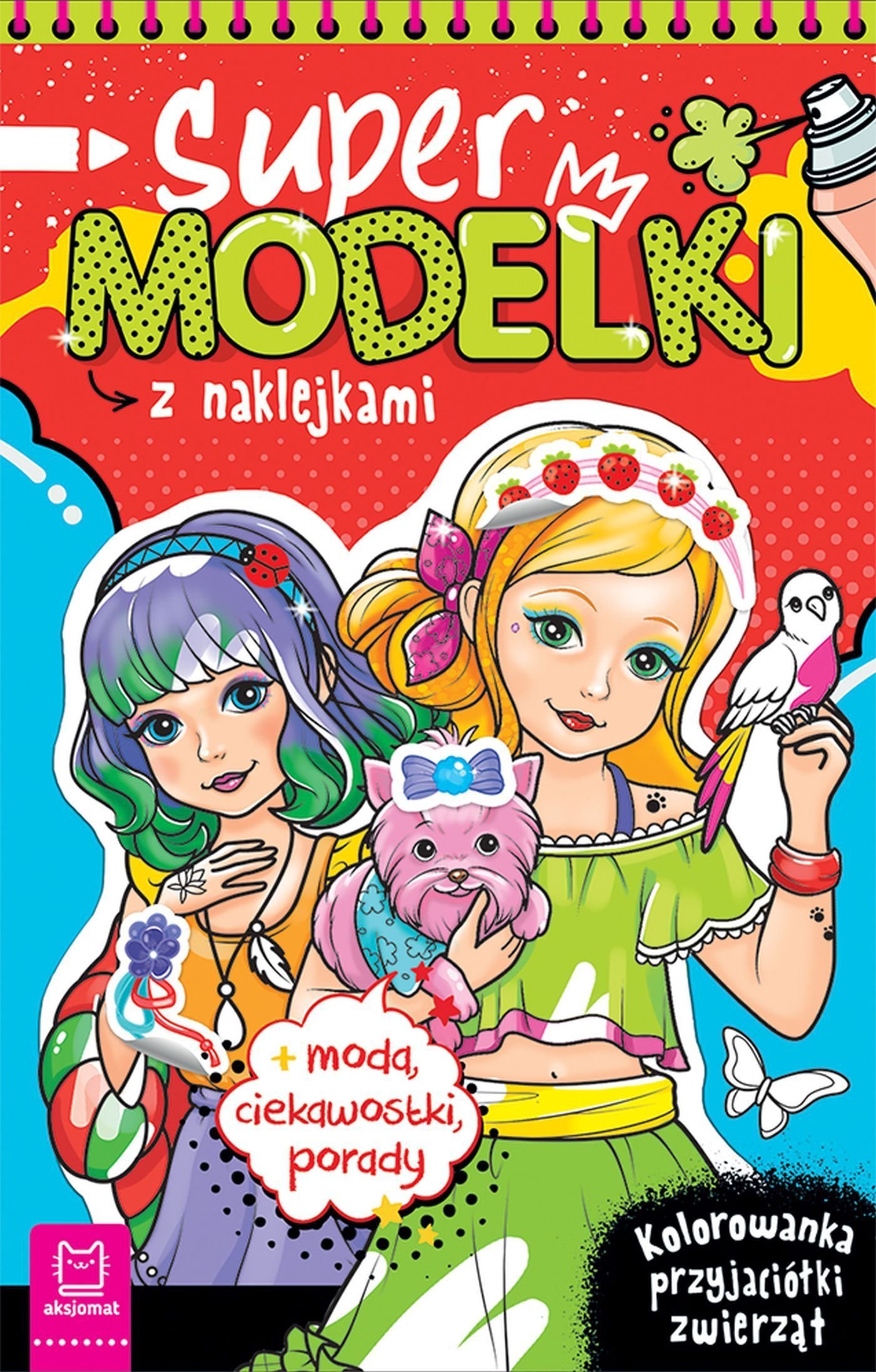 Aksjomat Supermodelki z nakl.Kolorow.przyjac.zwierząt 37941