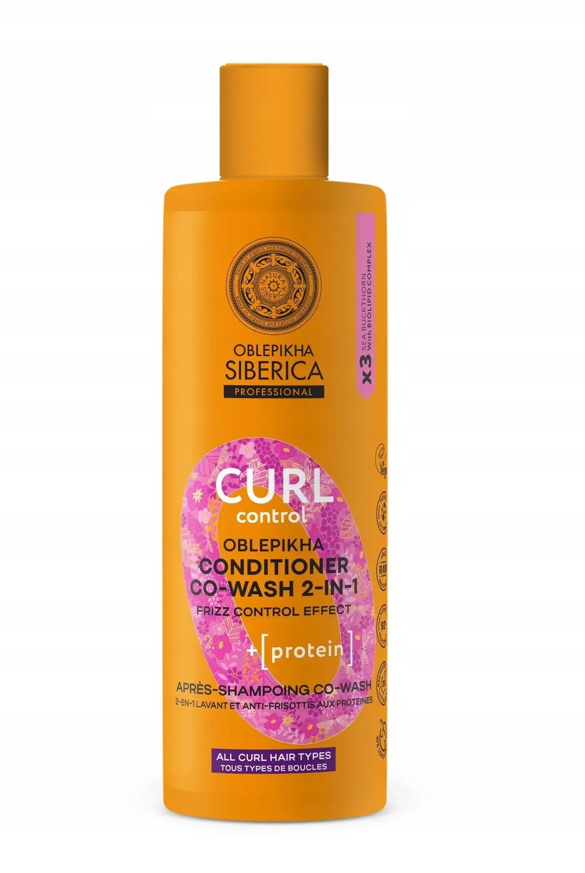 SIBERICA PROFESSIONAL_Oblepikha Curl Control odżywka do włosów kręconych 2w1 400ml
