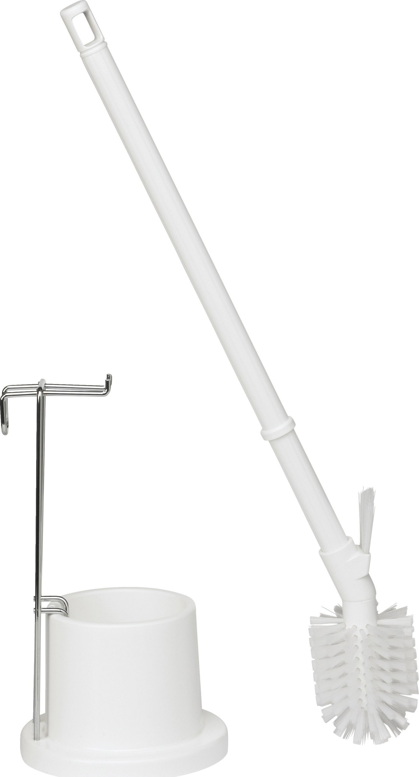 Vikan Szczotka do toalety biała, 72x18x18cm