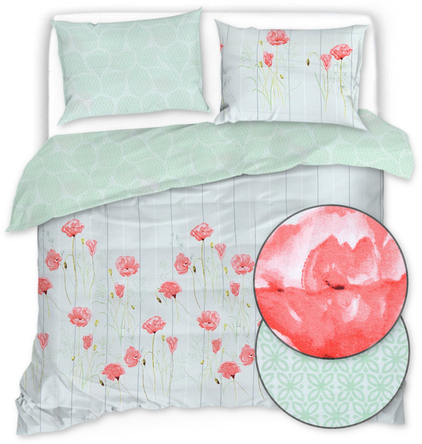 Pościel Elway 200X220 Satyna Bawełniana 4150