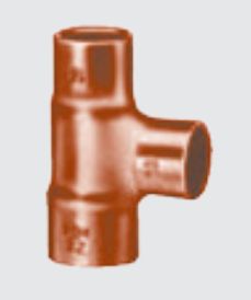 Conex Trójnik redukcyjny miedziany serii 5000 28 x 15 x 28mm (5130028015028)