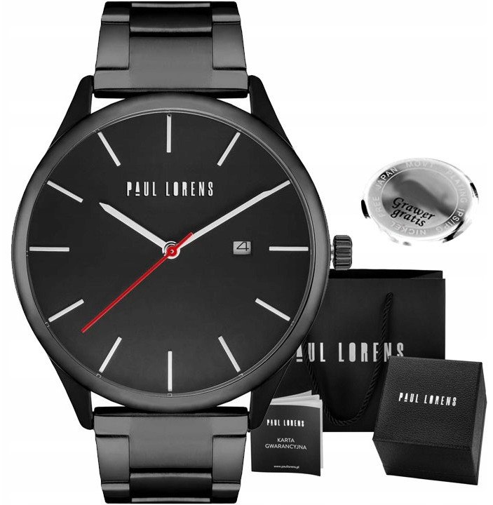 Zegarek męski Paul Lorens PASCO-1A5 Z GRAWEREM