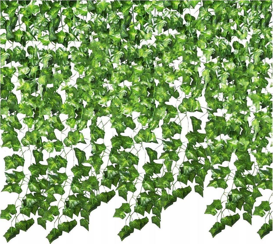 GALAXIA SZTUCZNY BLUSZCZ x 12 SZTUK Na Ścianę Balkon Girlanda Sztuczne Liście 25 M