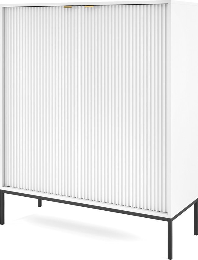 Ravio Pojemna komoda Kioto K104 w kolorze białym