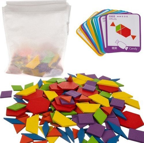 Kruzzel Układanka edukacyjna- figury geometryczne