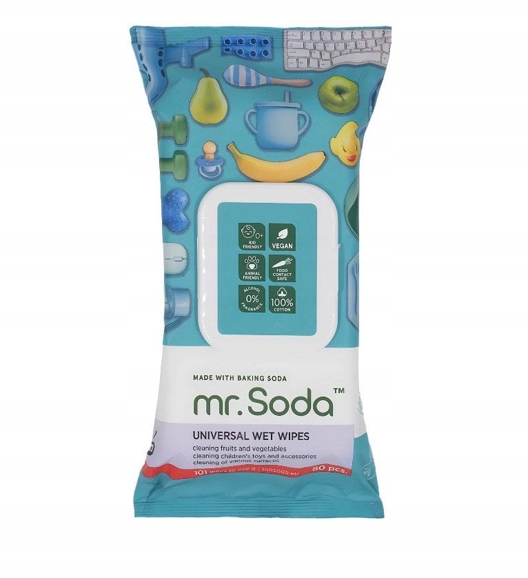 Soda | Wet Wipes Universal, 80 pcs | mr. Soda