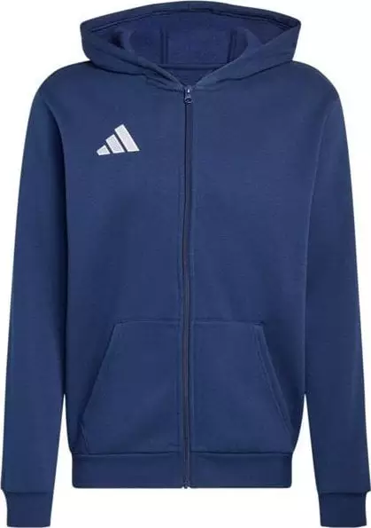 Bluza dla dzieci adidas Entrada 26 Full Zip Hoody granatowa KH1784 152cm