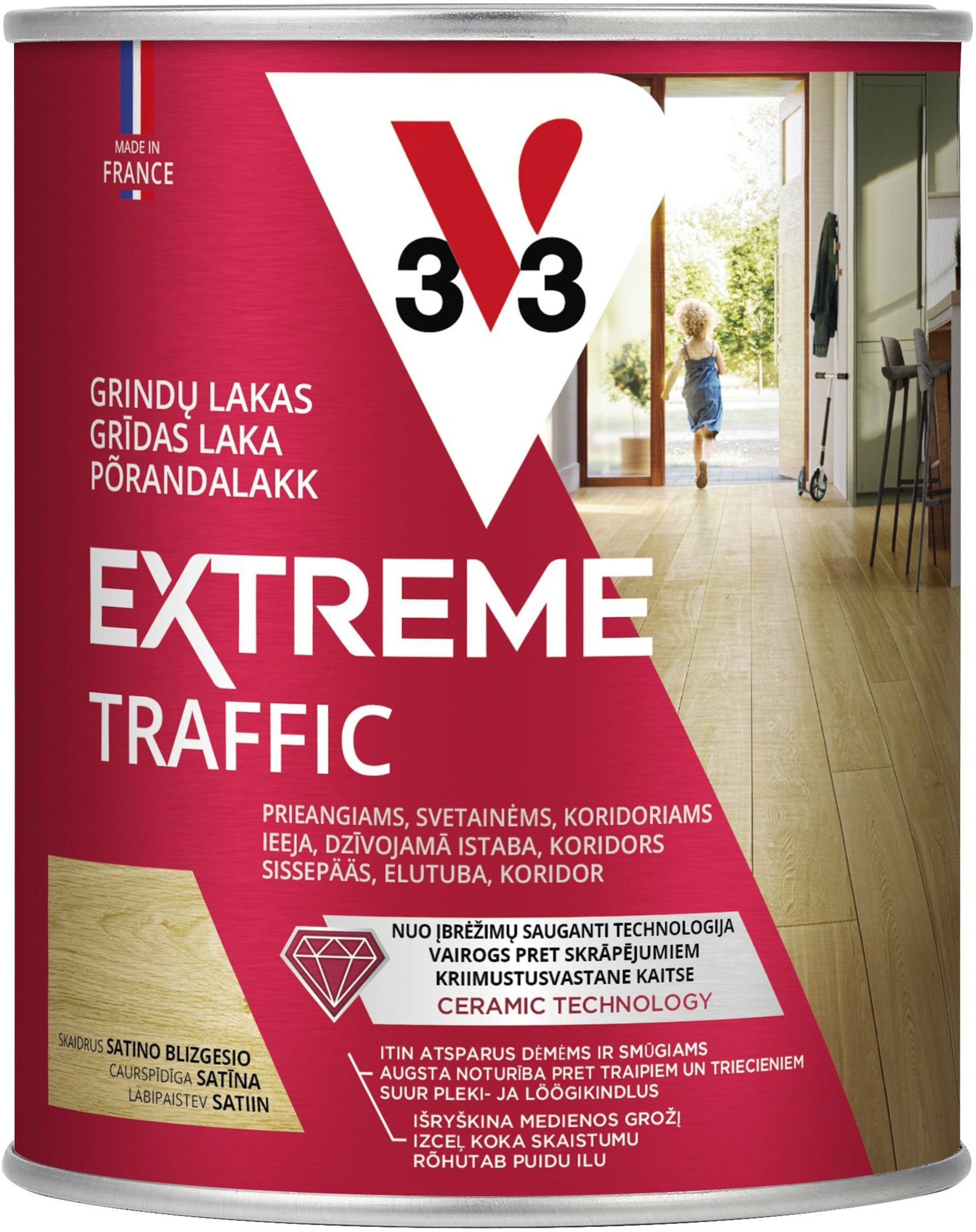 SEMI MATTED FLOOR VARNISH COLOURLESS 0