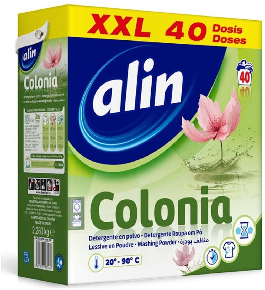 Alin Colonia Proszek do prania uniwersalny 40 prań 2.28kg