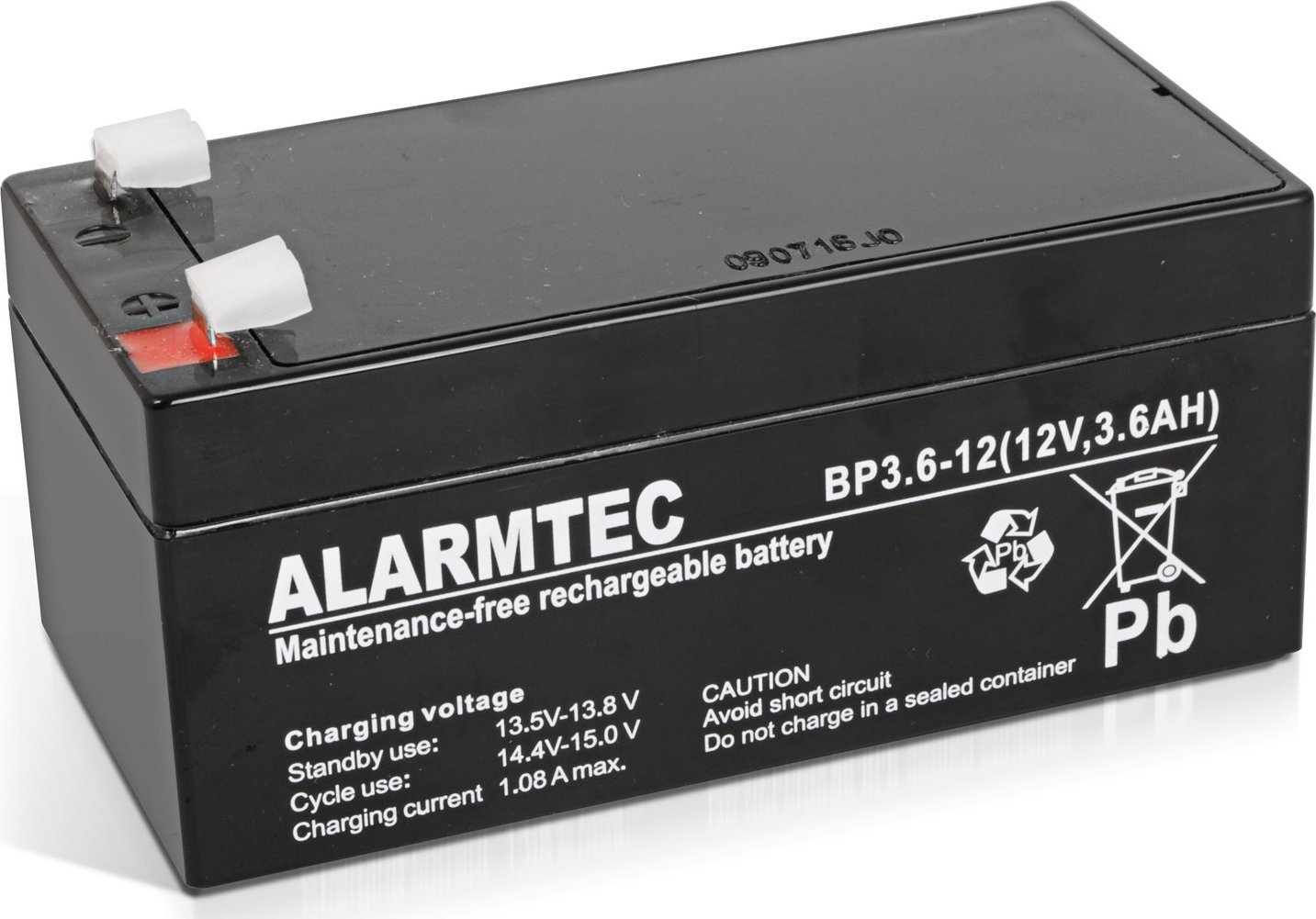 Alarmtec Akumulator 12V 3.6Ah AGM Alarmtec BP3.6-12