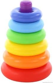 Polesie Polesie 59260 Piramidka 'Kółko" 7el - 59260 POLESIE