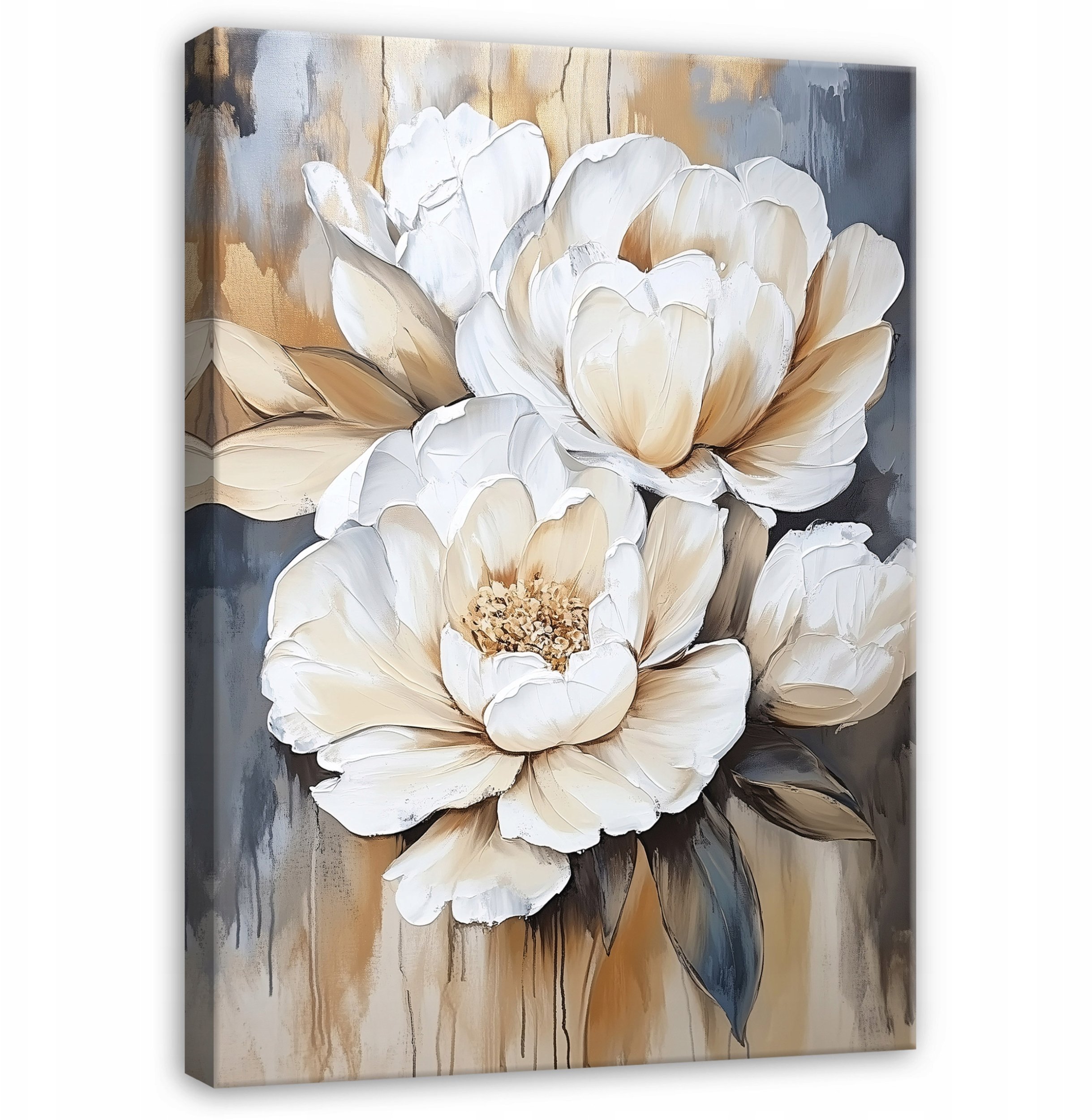 Obraz Kwiaty 3D Abstrakcja Do Sypialni Salonu Kuchni Na Płótnie 120X80