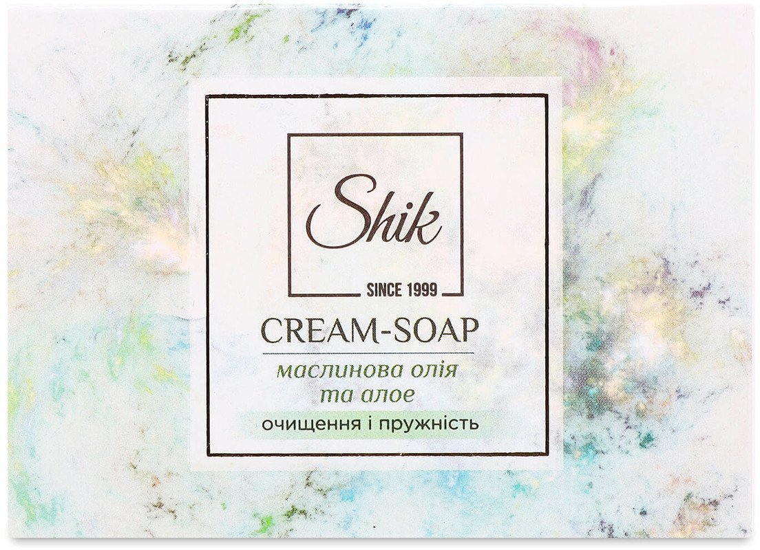 Slobozanskij Milovar Shik kremowe mydło w kostce z olejem z oliwek i aloesem, 100 g