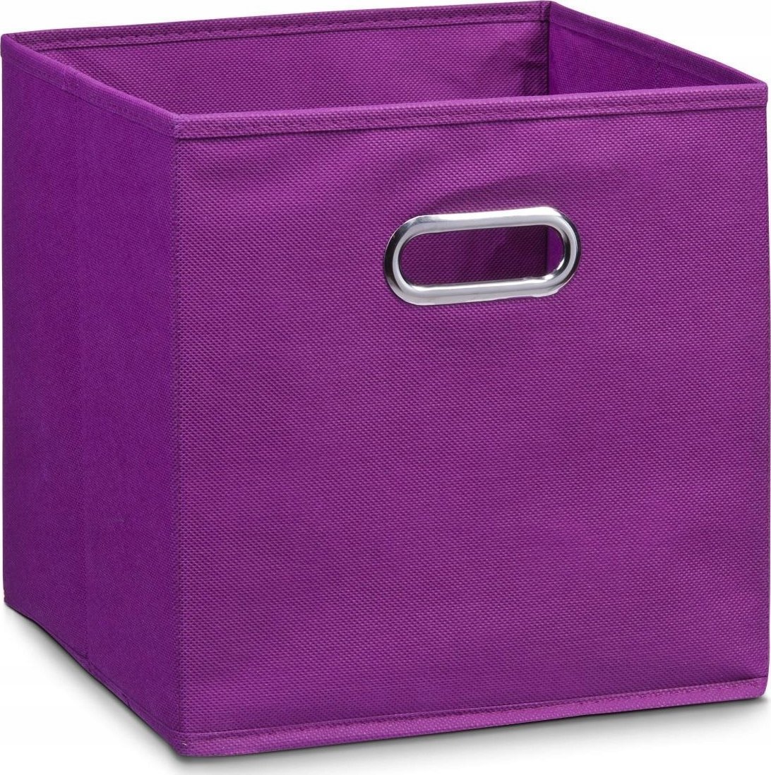 Zeller Koszyk do przechowywania, organizer, kolor fioletowy, 32 x 32 x 32 cm, ZELLER