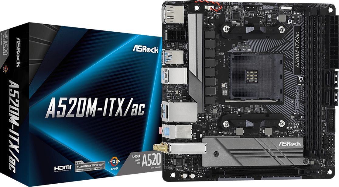 Płyta główna ASRock A520M-ITX/AC