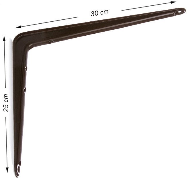 SHELF HOLDER SB-54 300X250 BROWN