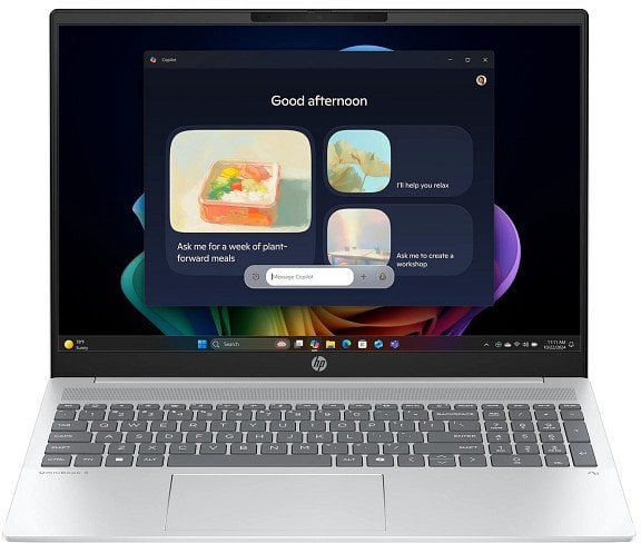 Laptop HP OmniBook 5 NGAI OmniBook 5 Laptop Next Gen AI 16-ag1222nw Copilot+ PC AMD Ryzen AI 5 340 40,6 cm (16) Ekran dotykowy 2K 16 GB LPDDR5x-SDRAM