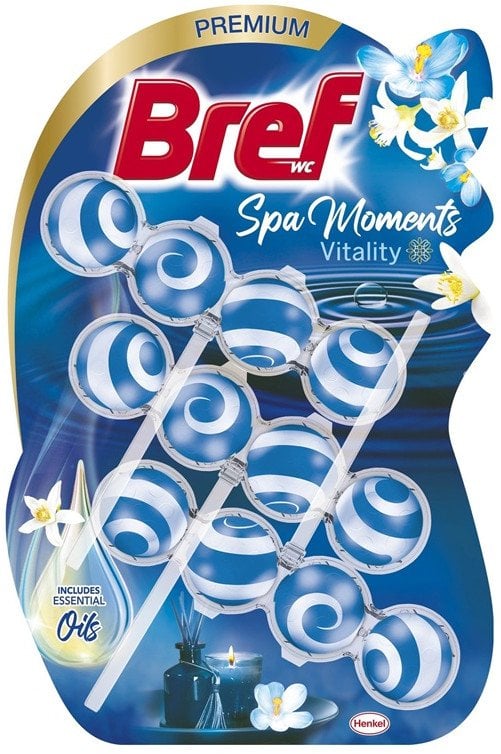 WC CLEANER-FRESH BREF SPA MOM VIT 3X50G